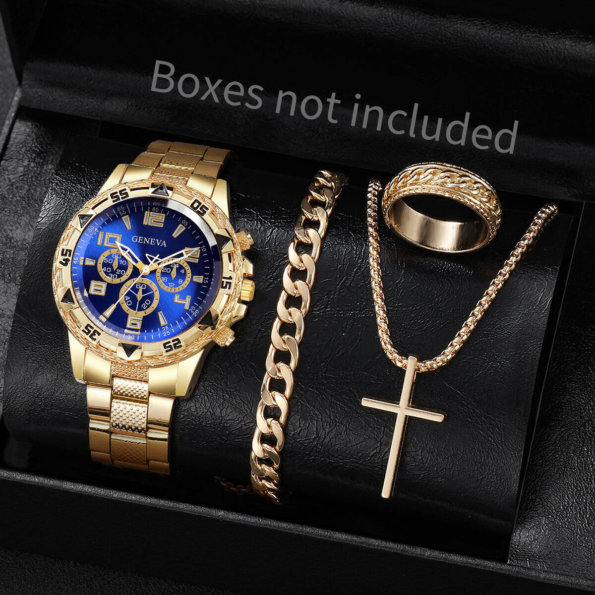 4PCS/Set Fashion Men Business  – Mystery Jewelry Jar Watches recenzja i cena