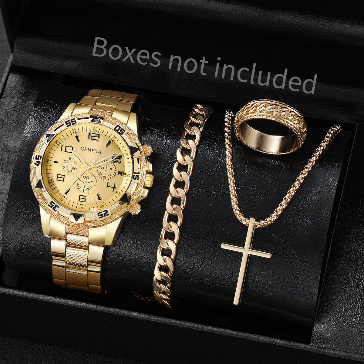 4PCS/Set Fashion Men Business  – Mystery Jewelry Jar Watches recenzja i cena