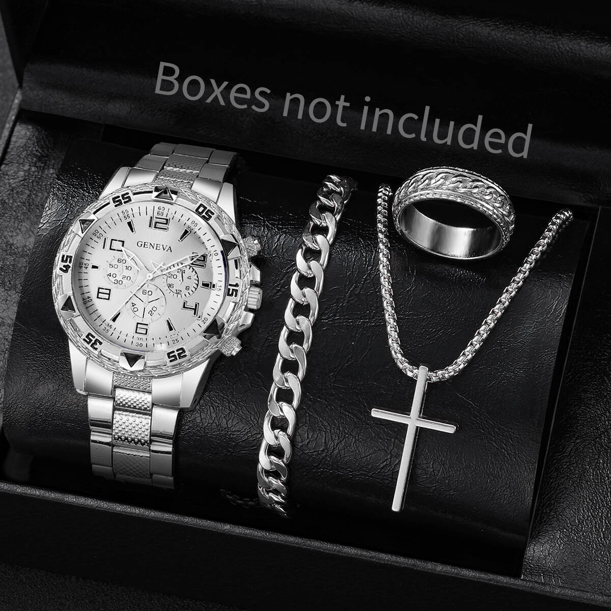 4PCS/Set Fashion Men Business  – Mystery Jewelry Jar Watches recenzja i cena