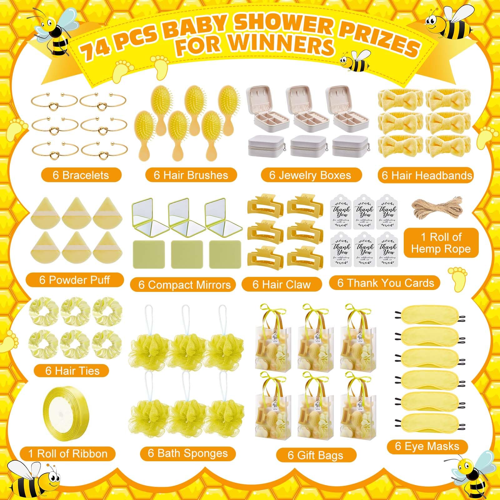 74Pcs Baby Shower Prizes for G – Jewelry & Watches Bench recenzja i cena