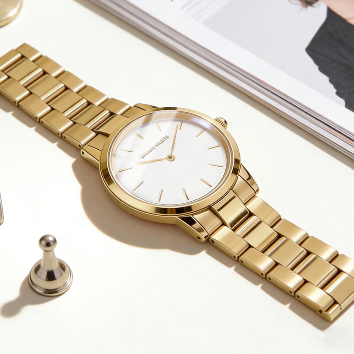 Womens Watch Rose Gold Stainle – Mystery Jewelry Jar Watches recenzja i cena