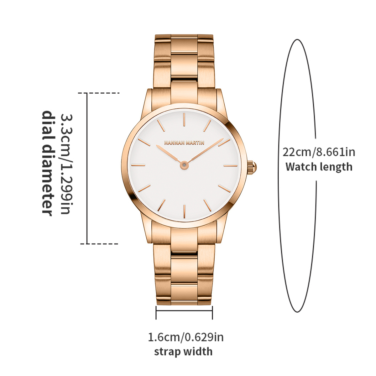 Womens Watch Rose Gold Stainle – Mystery Jewelry Jar Watches recenzja i cena