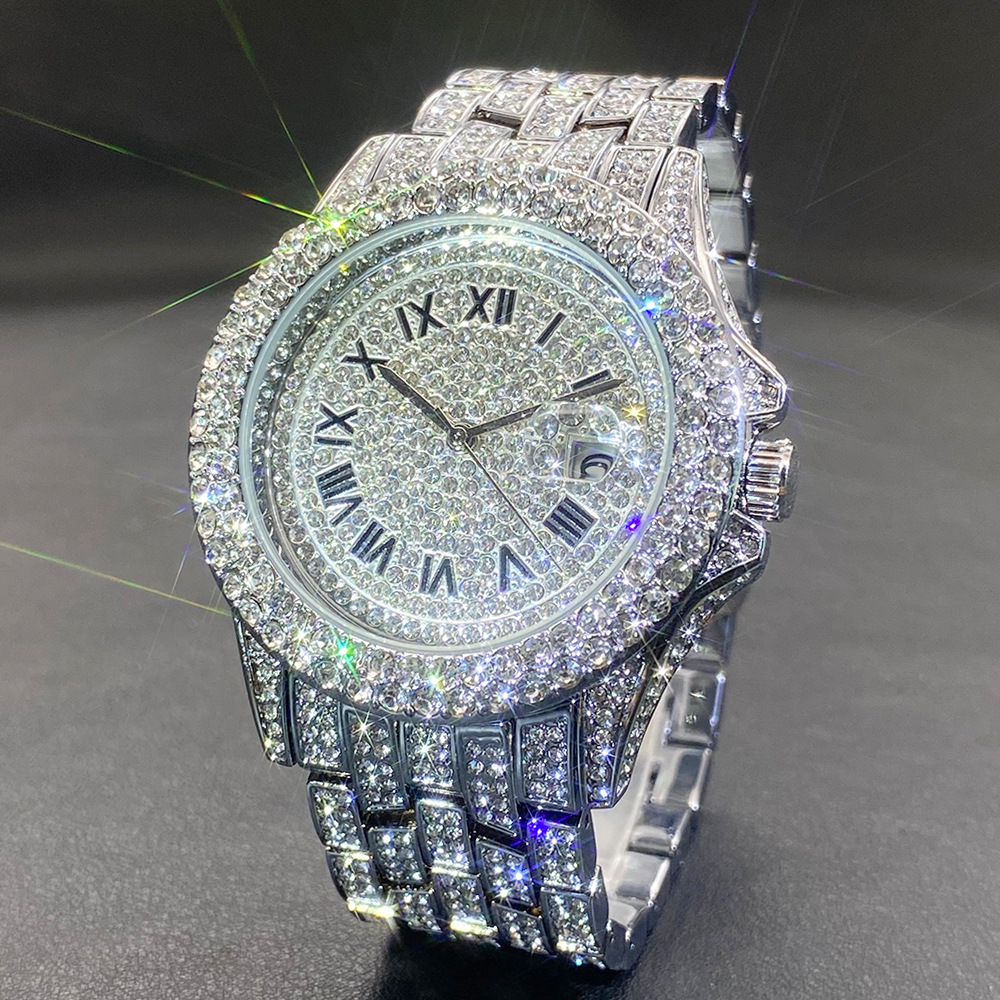 Big Gold Silver Black Wristwat – Stones Watches & Jewelry In Sweden Ab recenzja i cena