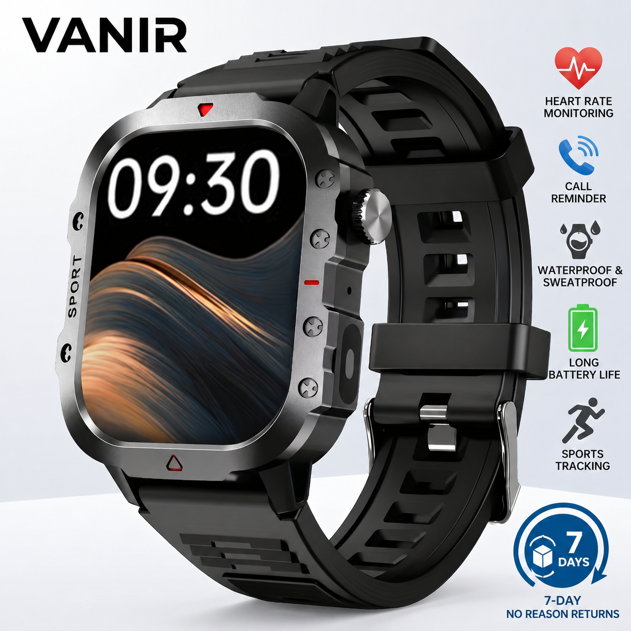 VANIR Bluetooth Smartwatch - M – Italian Jewelry Watches recenzja i cena