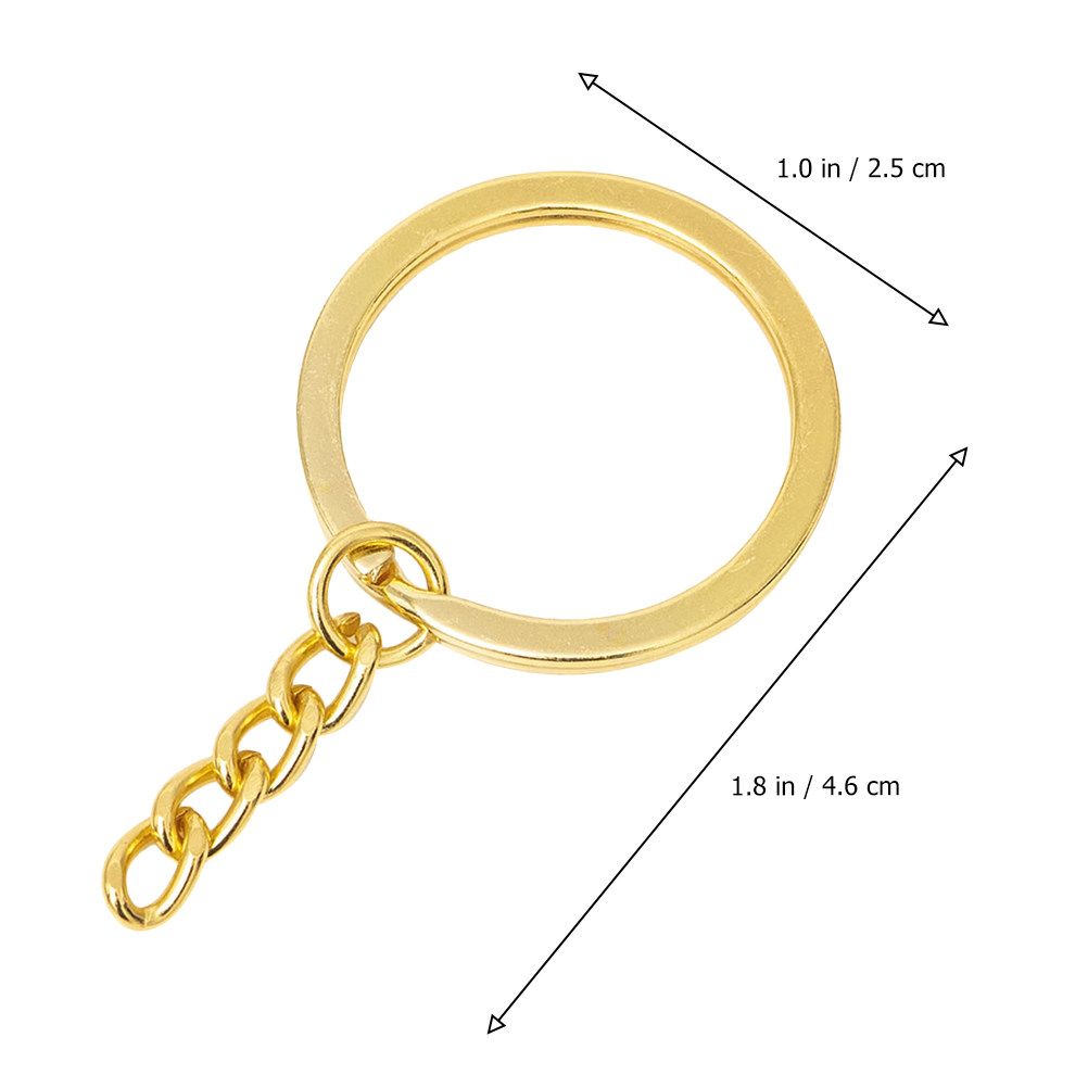 100Pcs Gold Plated Flat Chain  – Gold Plated Ring recenzja i cena