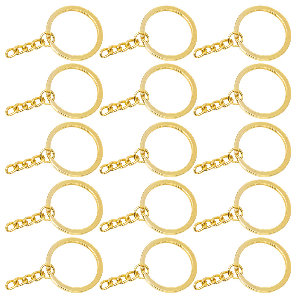 100Pcs Gold Plated Flat Chain  – Gold Plated Ring recenzja i cena