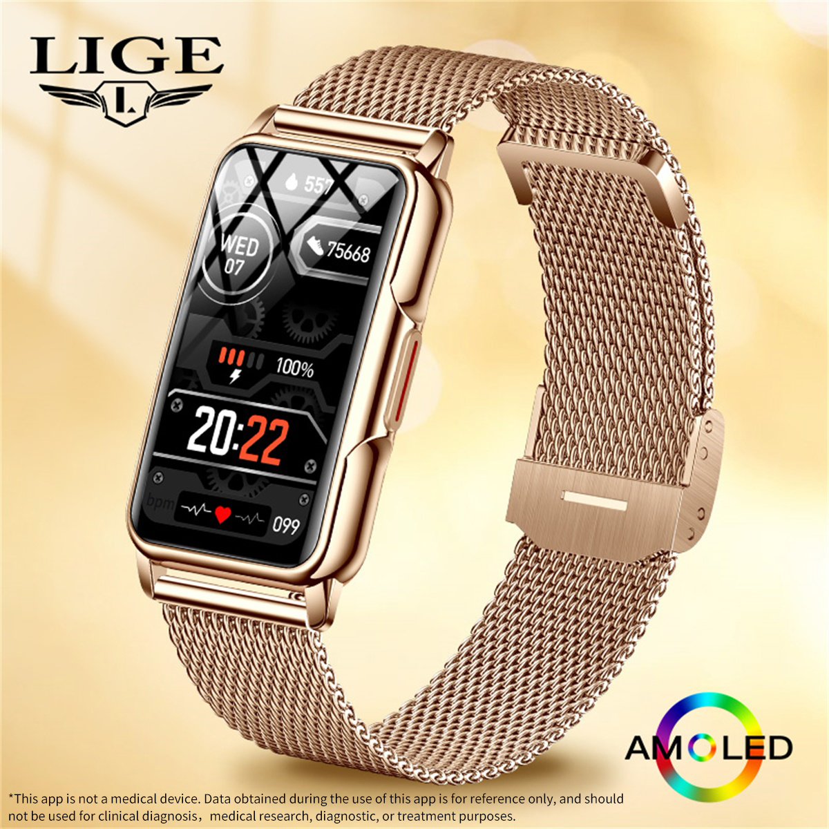 LIGE Smart Watch Men Women Fit – Jewelry Bracelet Watches recenzja i cena